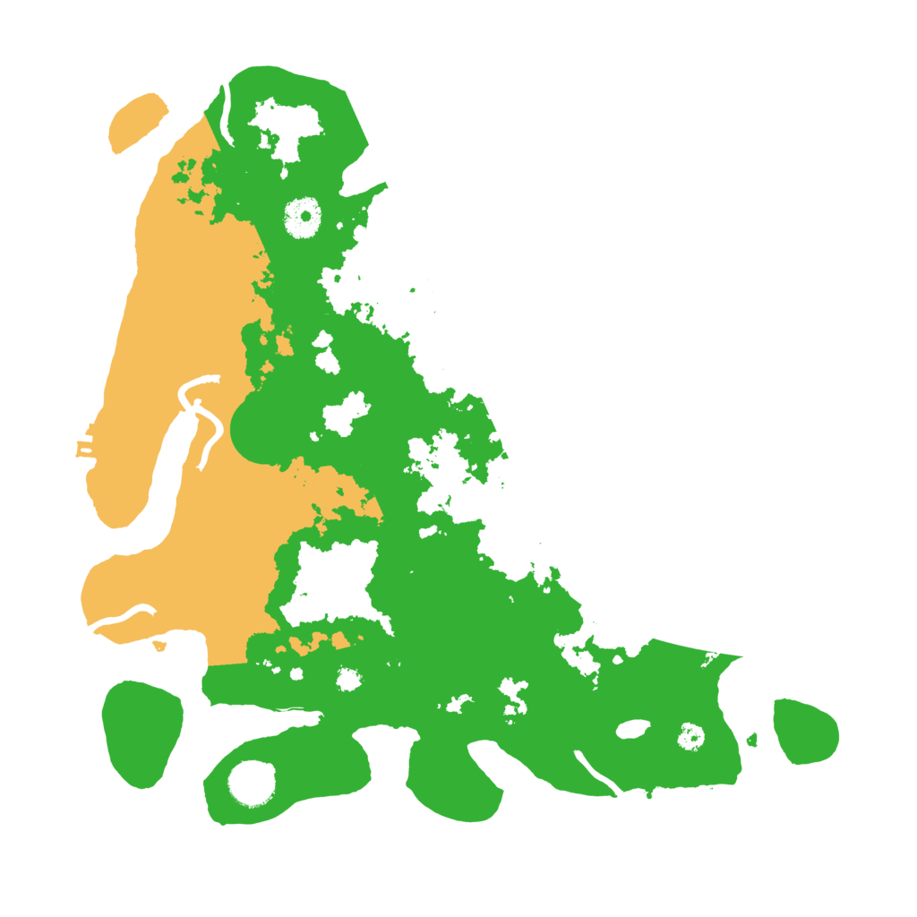 Biome Rust Map: Procedural Map, Size: 3500, Seed: 602031516