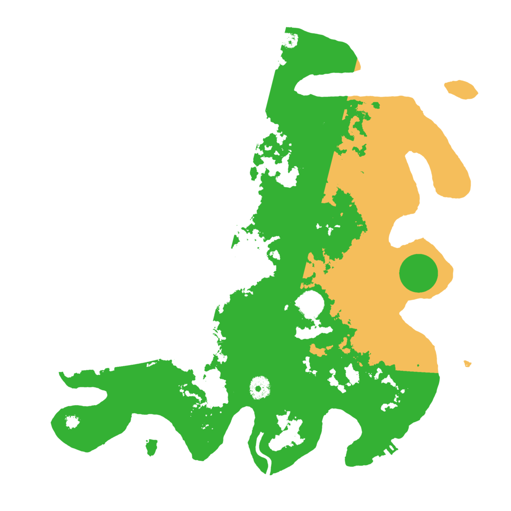 Biome Rust Map: Procedural Map, Size: 3500, Seed: 24504782