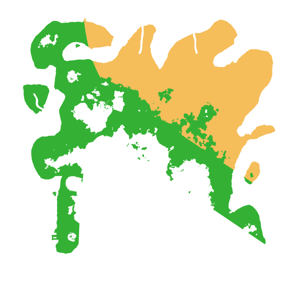 Biome Rust Map: Procedural Map, Size: 3500, Seed: 87285610