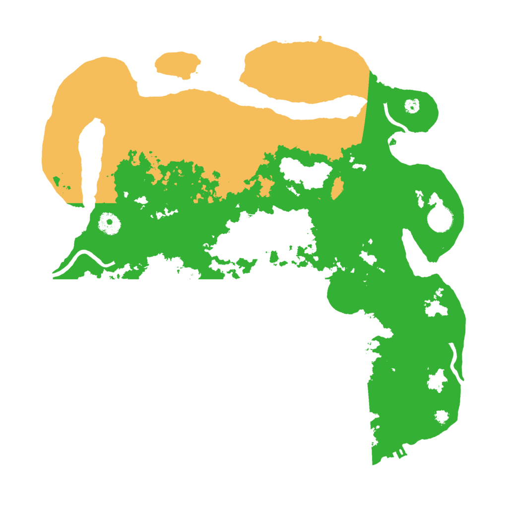 Biome Rust Map: Procedural Map, Size: 3500, Seed: 55261762