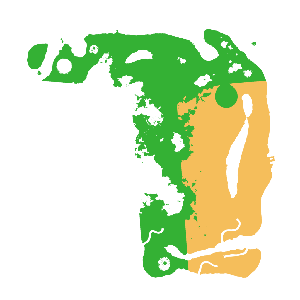 Biome Rust Map: Procedural Map, Size: 3500, Seed: 4427659