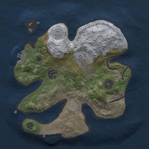 Thumbnail Rust Map: Procedural Map, Size: 2400, Seed: 89567566, 10 Monuments