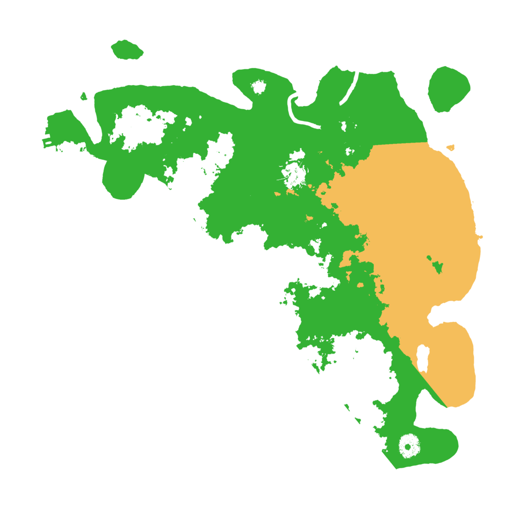 Biome Rust Map: Procedural Map, Size: 3500, Seed: 32048799