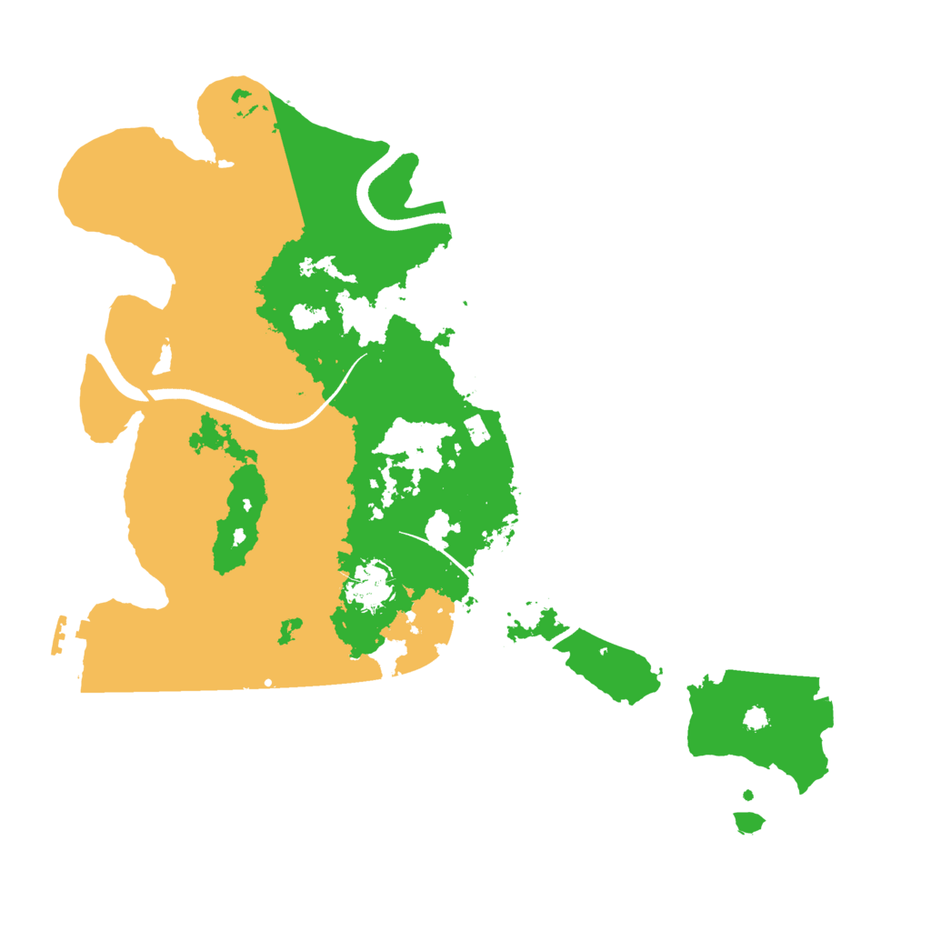 Biome Rust Map: Procedural Map, Size: 3500, Seed: 513357183