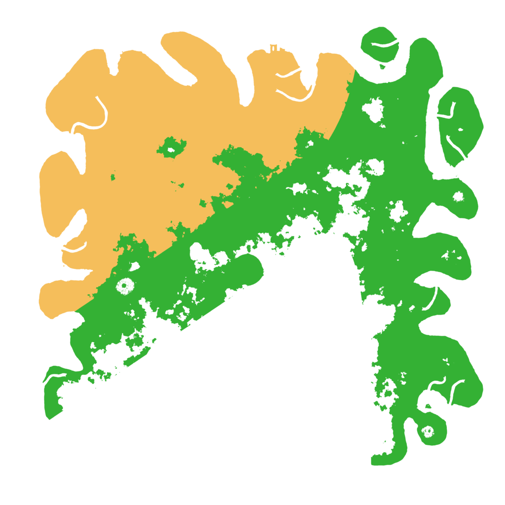 Biome Rust Map: Procedural Map, Size: 4500, Seed: 2058790156