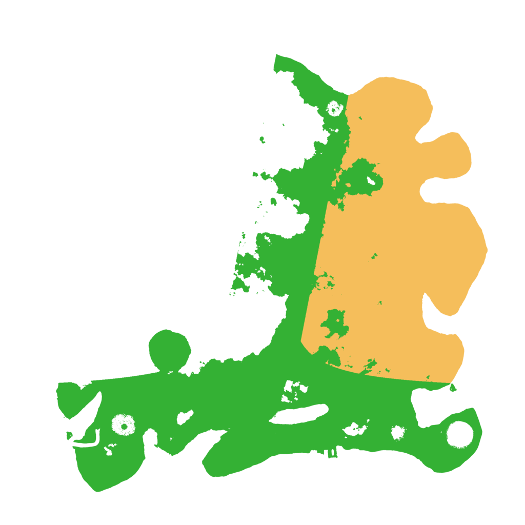 Biome Rust Map: Procedural Map, Size: 3500, Seed: 85141761