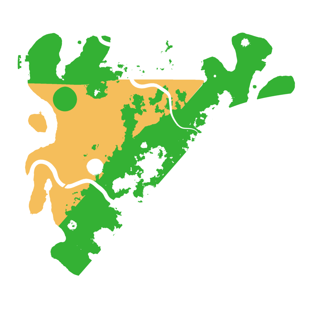 Biome Rust Map: Procedural Map, Size: 3500, Seed: 70900076