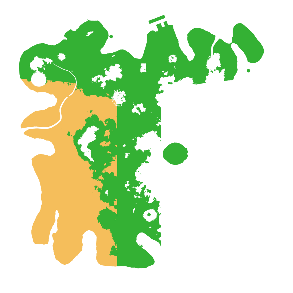 Biome Rust Map: Procedural Map, Size: 3500, Seed: 90091834