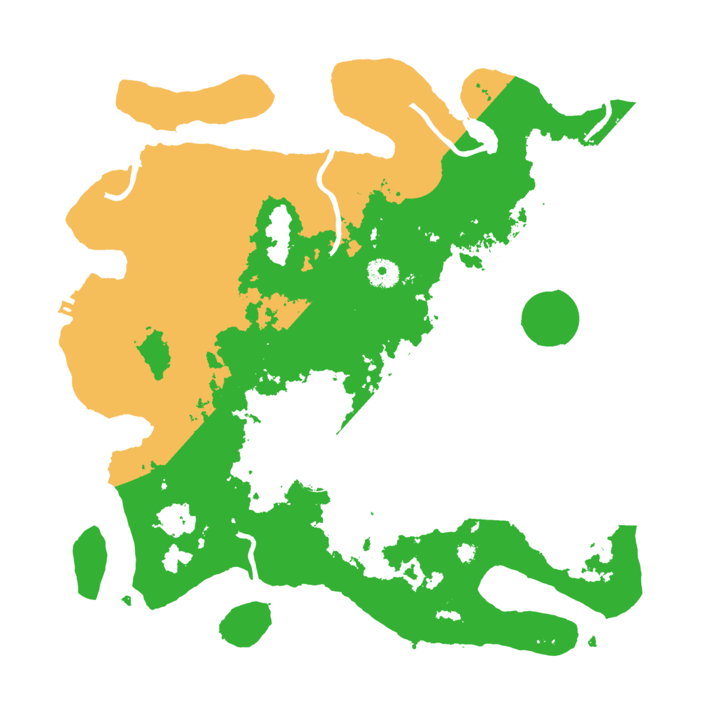Biome Rust Map: Procedural Map, Size: 3500, Seed: 64785768