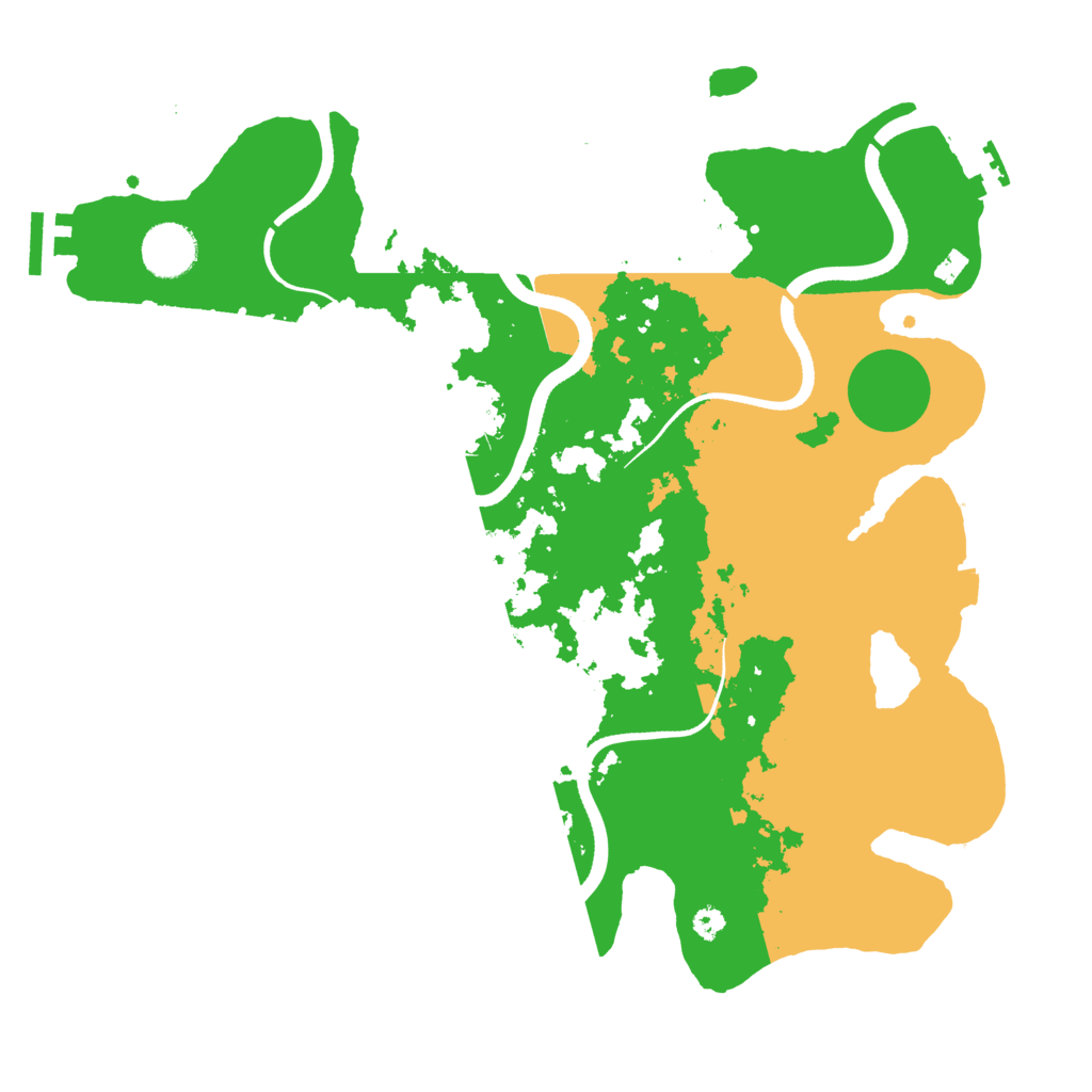 Biome Rust Map: Procedural Map, Size: 3500, Seed: 77876194