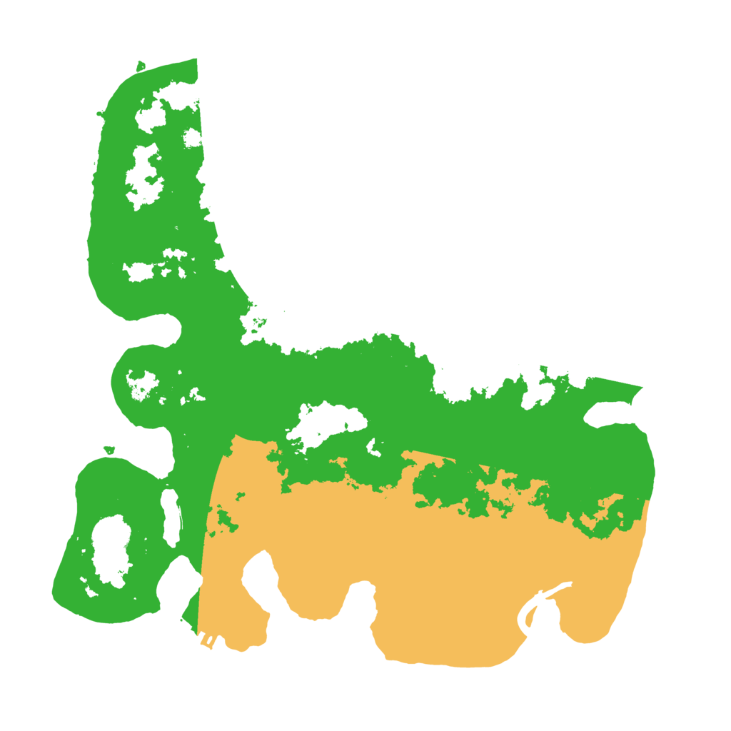 Biome Rust Map: Procedural Map, Size: 3500, Seed: 28410599