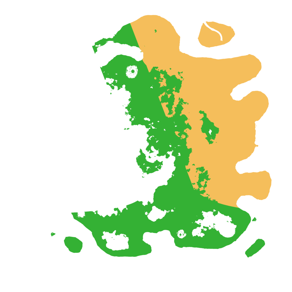 Biome Rust Map: Procedural Map, Size: 3500, Seed: 98973635
