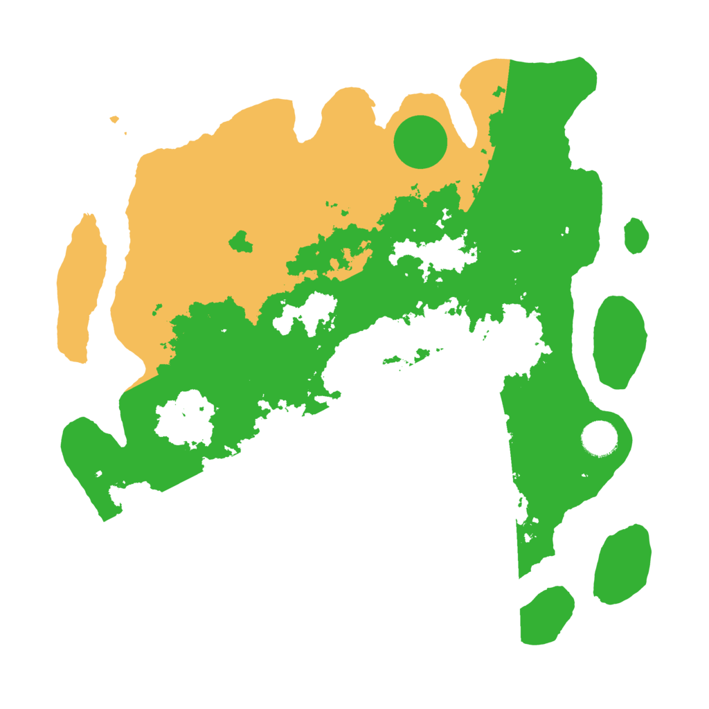 Biome Rust Map: Barren, Size: 3500, Seed: 776968639
