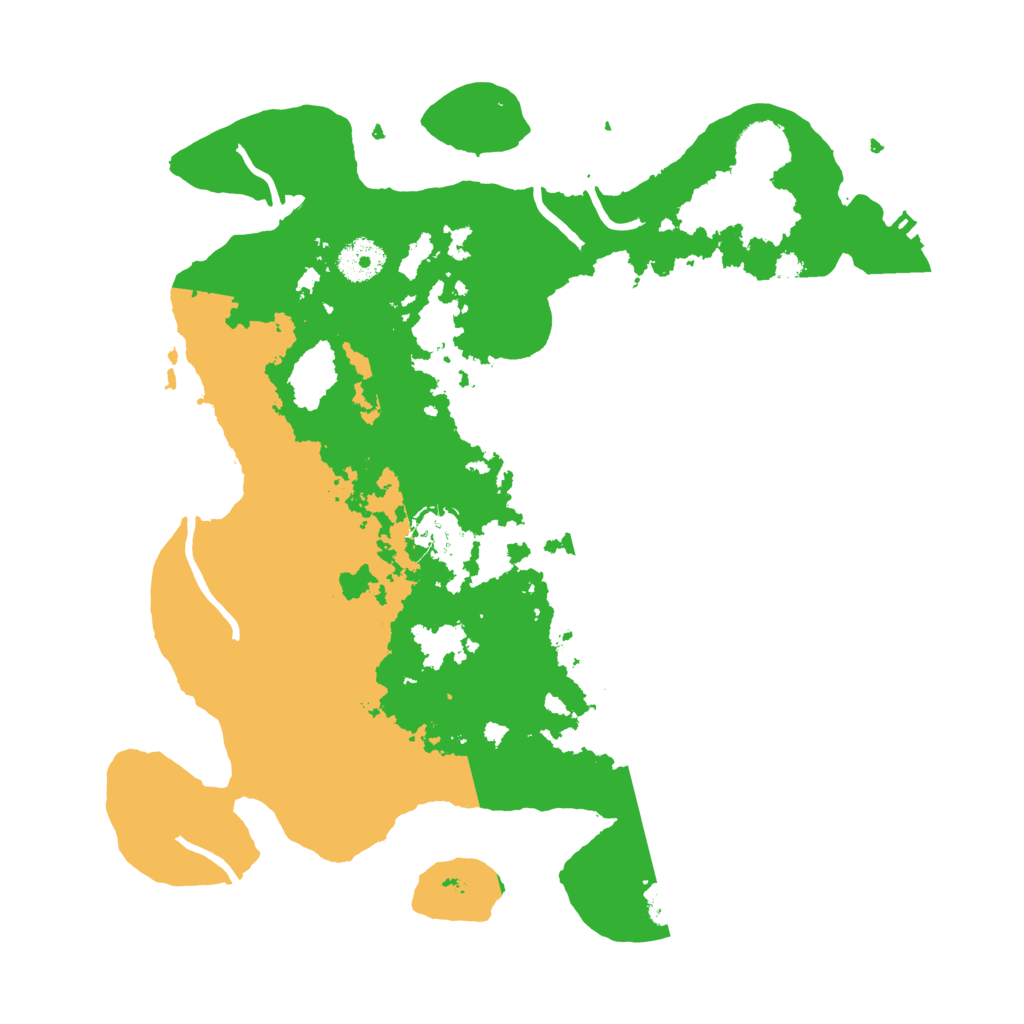 Biome Rust Map: Procedural Map, Size: 3500, Seed: 4180267