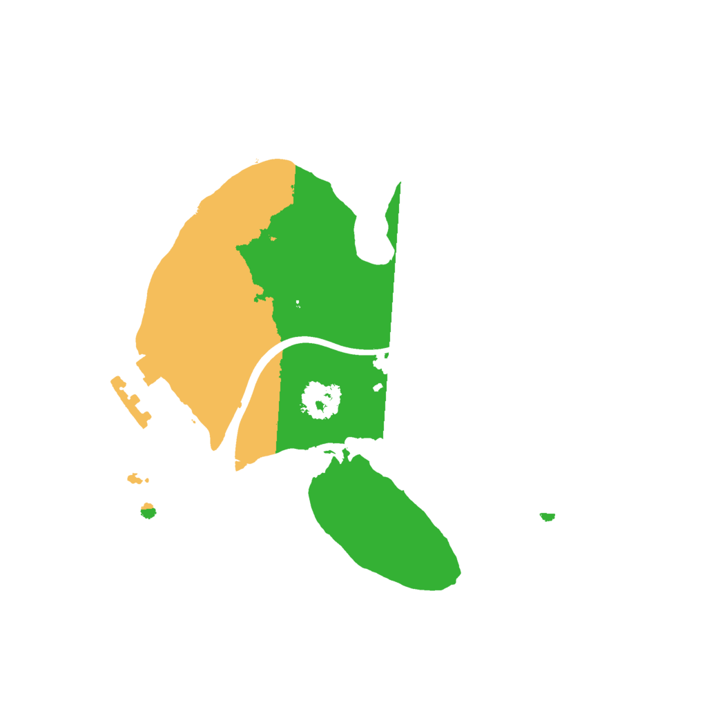 Biome Rust Map: Procedural Map, Size: 1850, Seed: 76624831