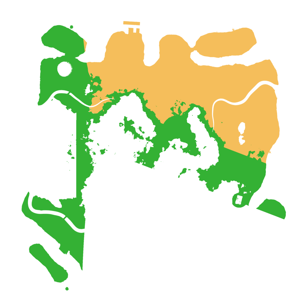 Biome Rust Map: Procedural Map, Size: 3700, Seed: 902877114