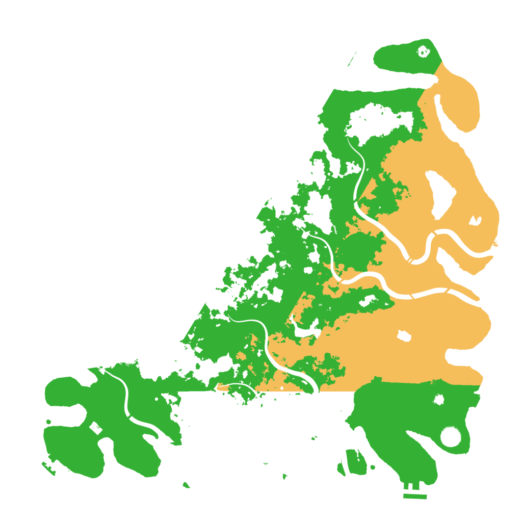 Biome Rust Map: Procedural Map, Size: 4500, Seed: 873482