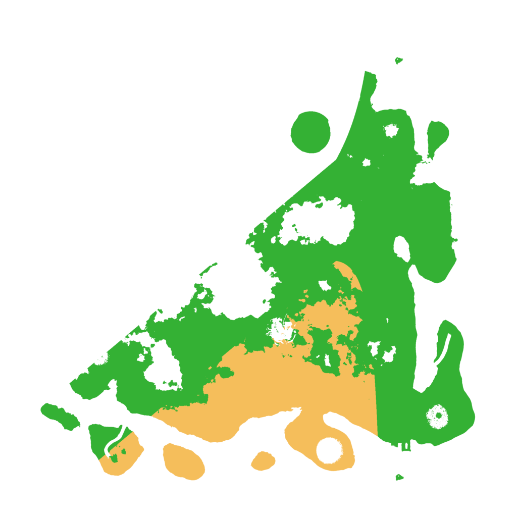 Biome Rust Map: Procedural Map, Size: 3500, Seed: 34739722