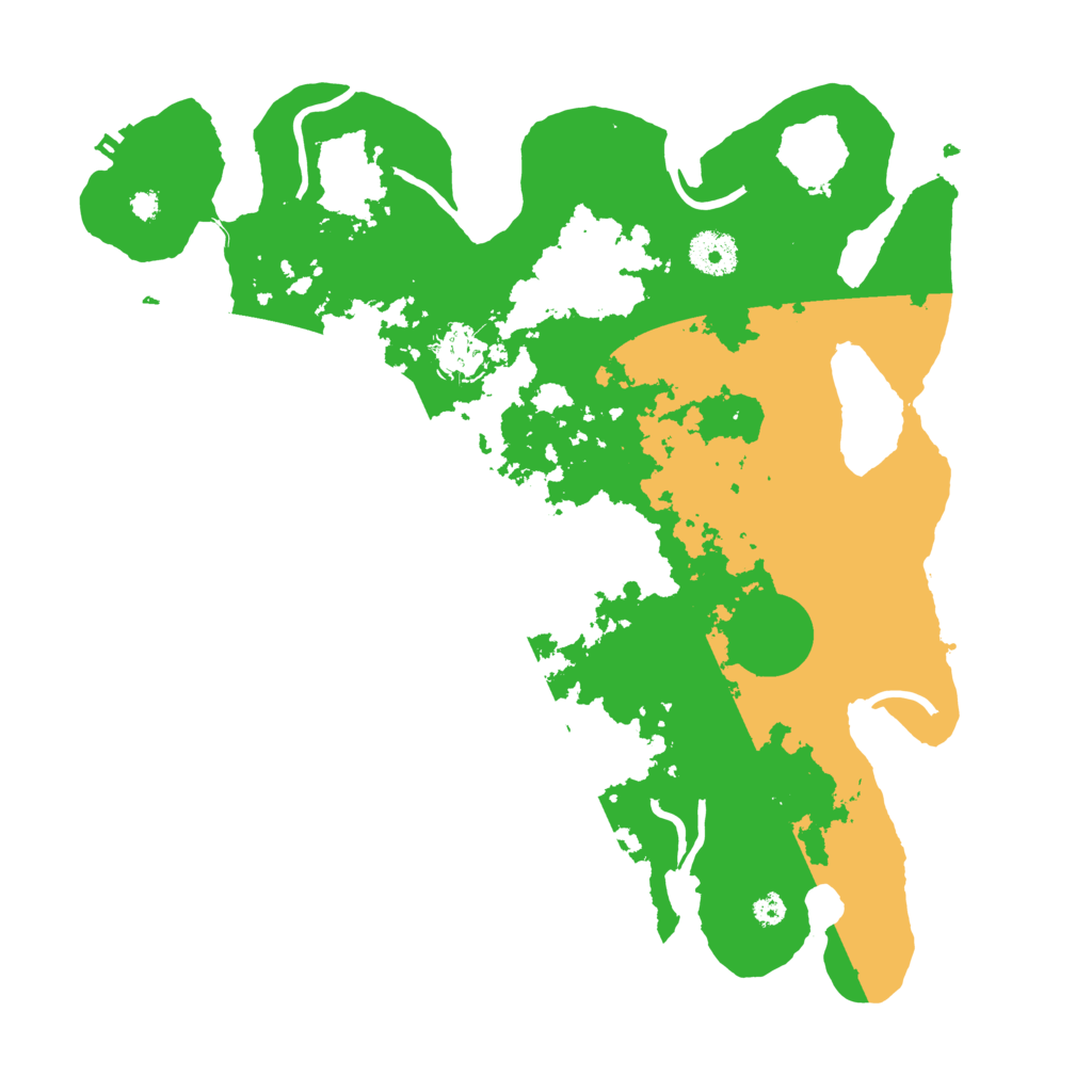 Biome Rust Map: Procedural Map, Size: 3500, Seed: 21132314