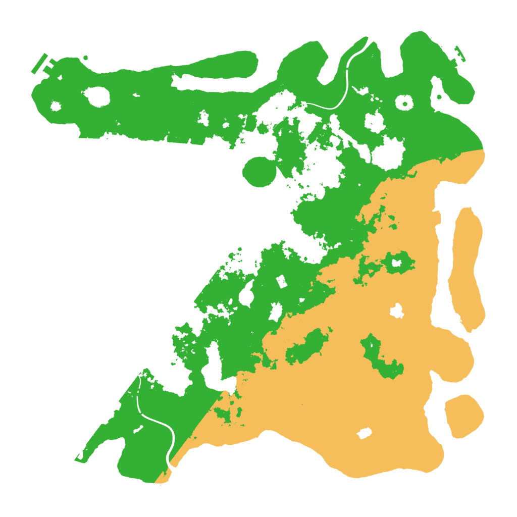 Biome Rust Map: Procedural Map, Size: 4500, Seed: 422491122