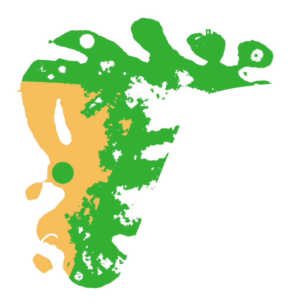 Biome Rust Map: Procedural Map, Size: 3700, Seed: 2036245776