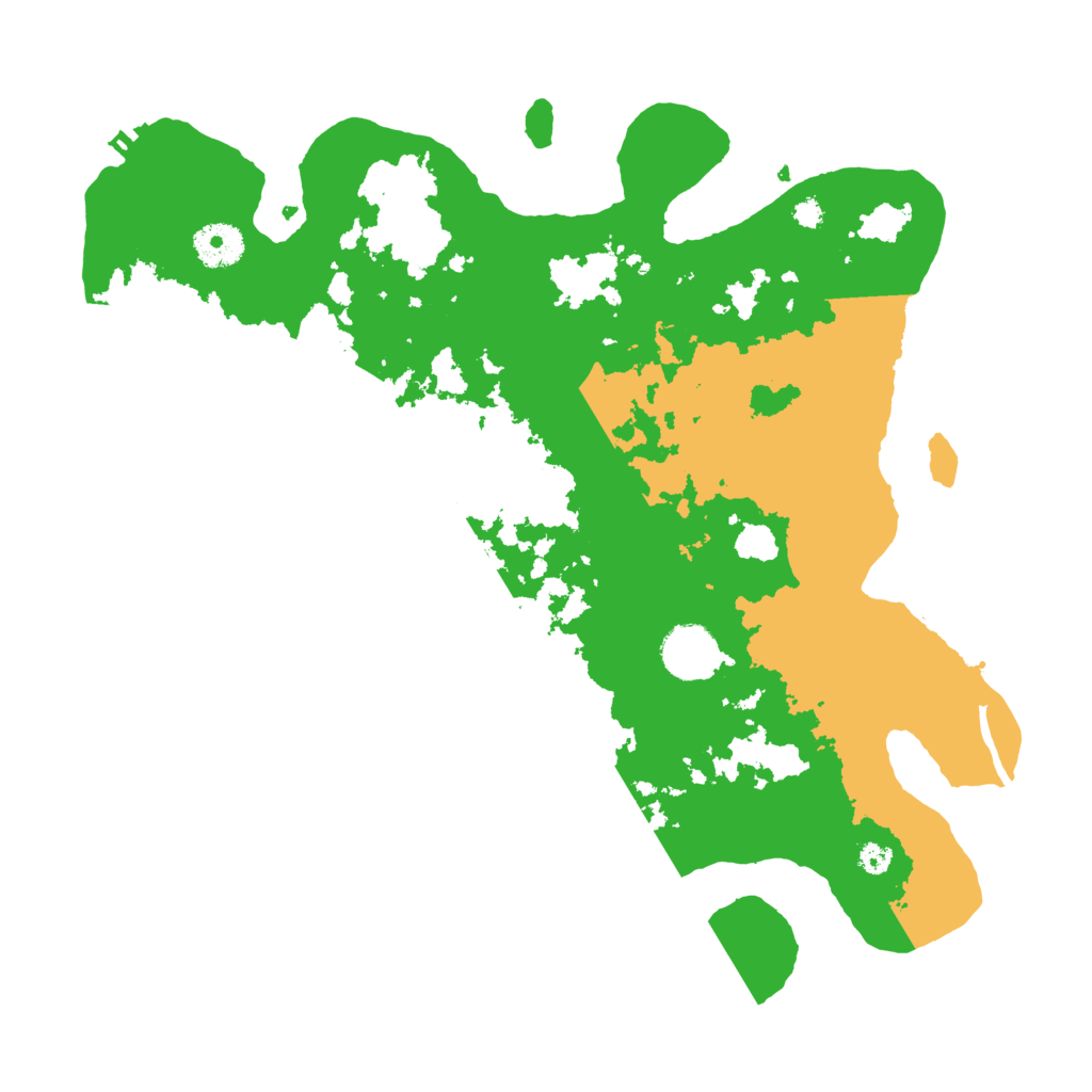Biome Rust Map: Procedural Map, Size: 3500, Seed: 26689744