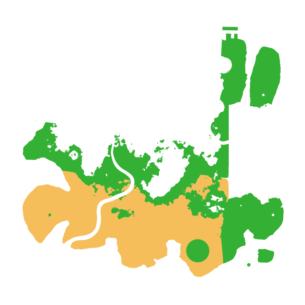 Biome Rust Map: Procedural Map, Size: 3500, Seed: 6655023