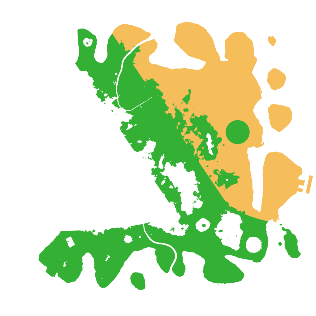 Biome Rust Map: Procedural Map, Size: 3500, Seed: 36332259