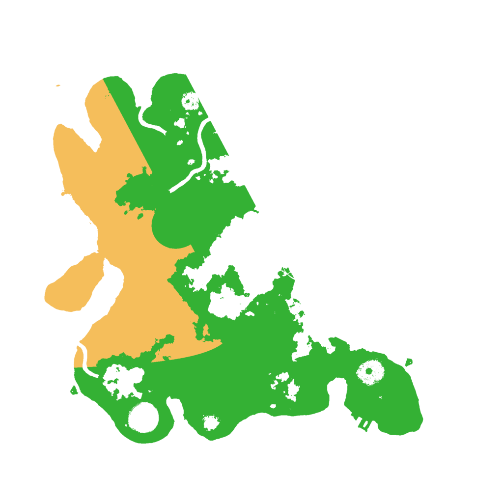 Biome Rust Map: Procedural Map, Size: 3000, Seed: 439189642