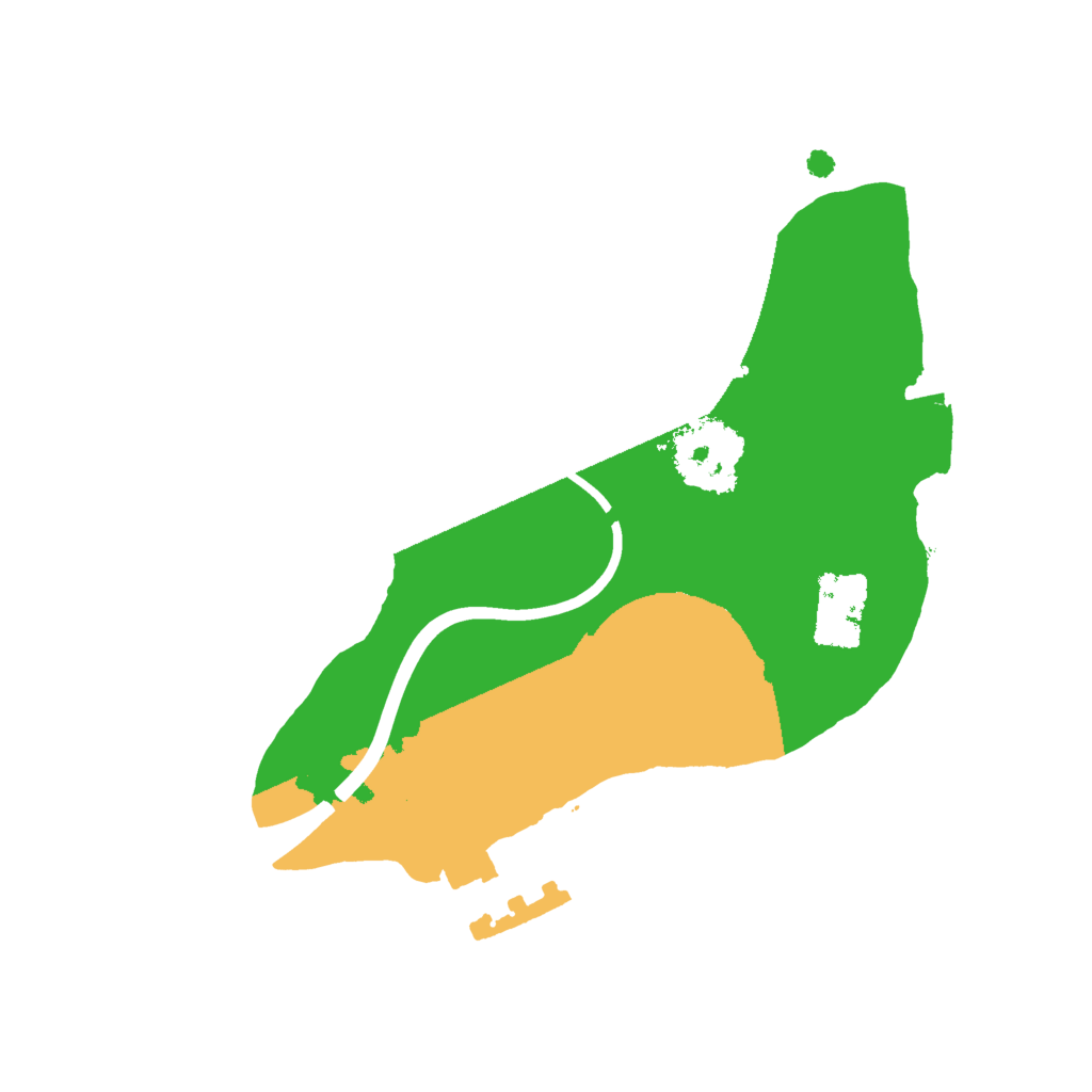 Biome Rust Map: Procedural Map, Size: 1600, Seed: 1336