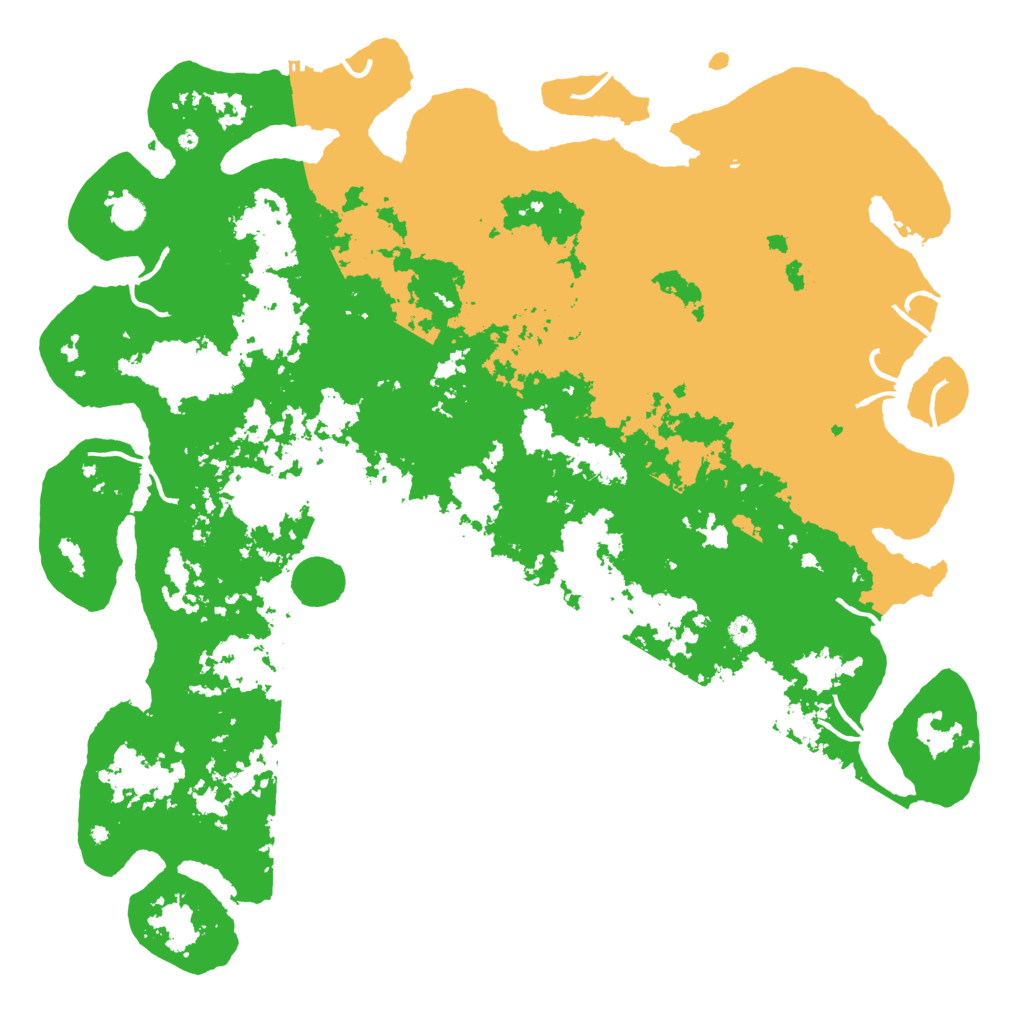 Biome Rust Map: Procedural Map, Size: 5400, Seed: 138212325