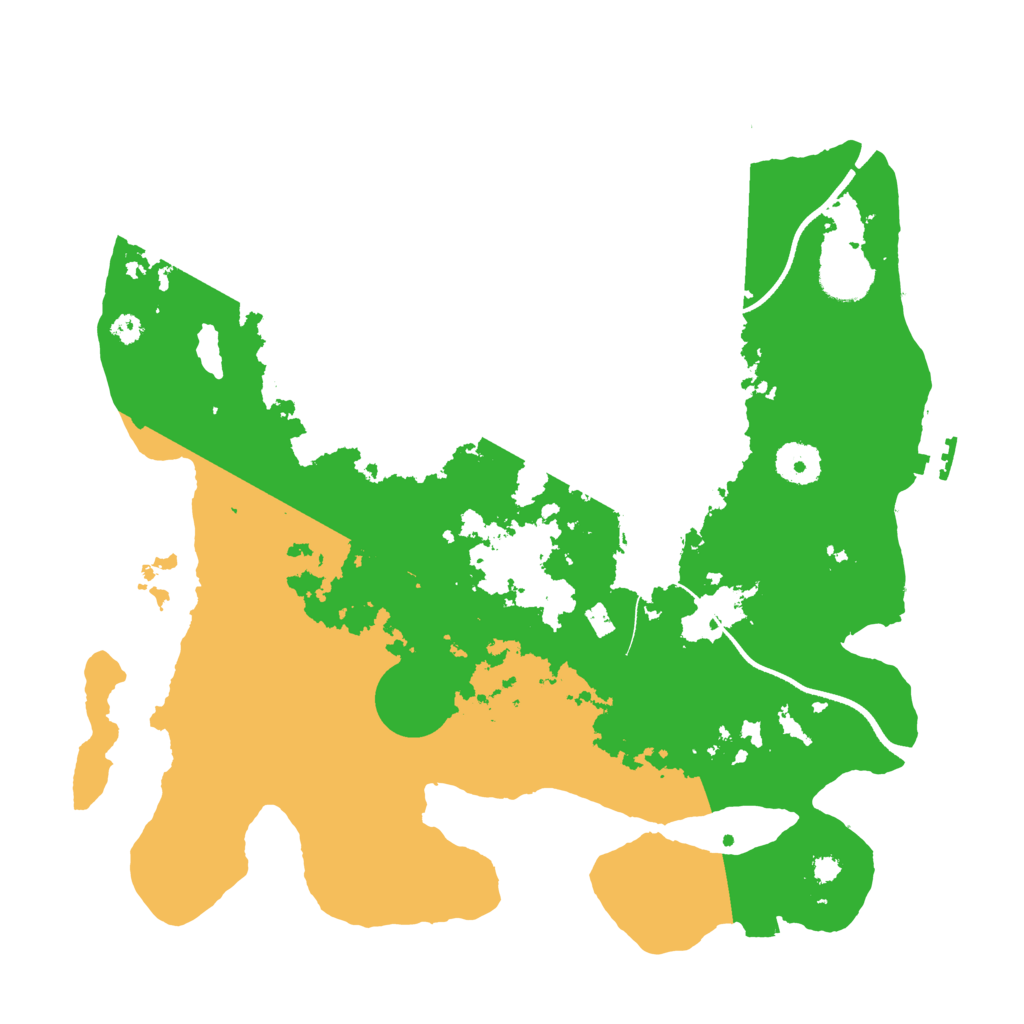 Biome Rust Map: Procedural Map, Size: 3500, Seed: 1651811604