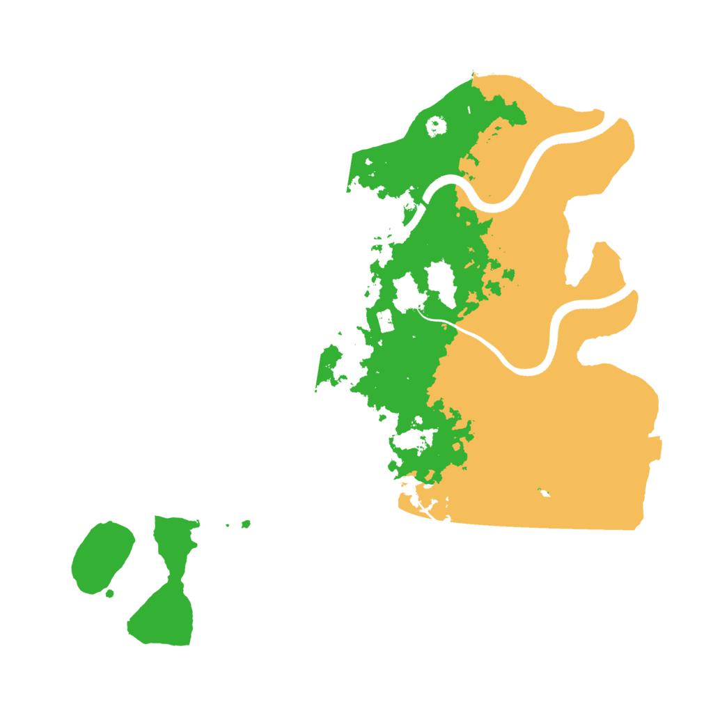 Biome Rust Map: Procedural Map, Size: 3500, Seed: 44260839