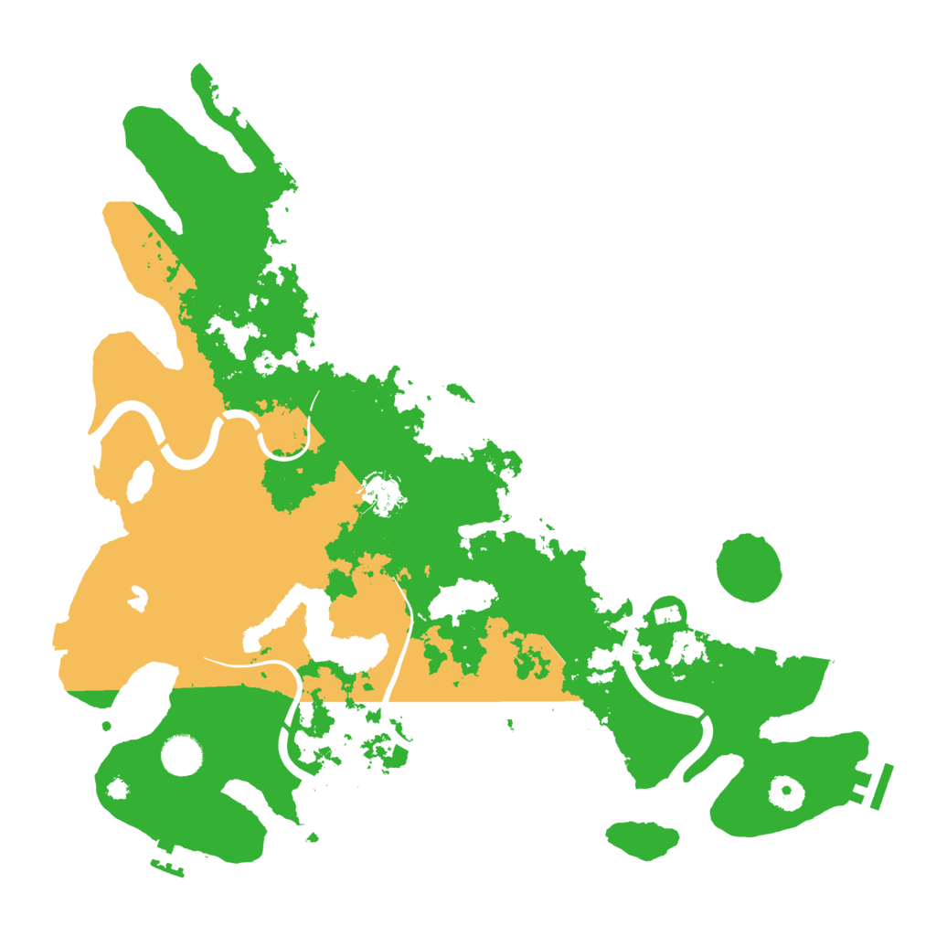 Biome Rust Map: Procedural Map, Size: 4000, Seed: 4522