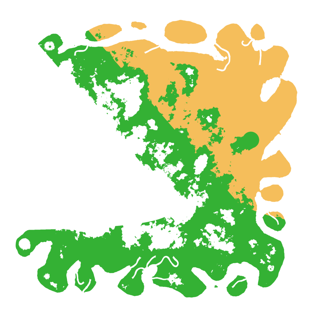 Biome Rust Map: Procedural Map, Size: 5000, Seed: 90207441