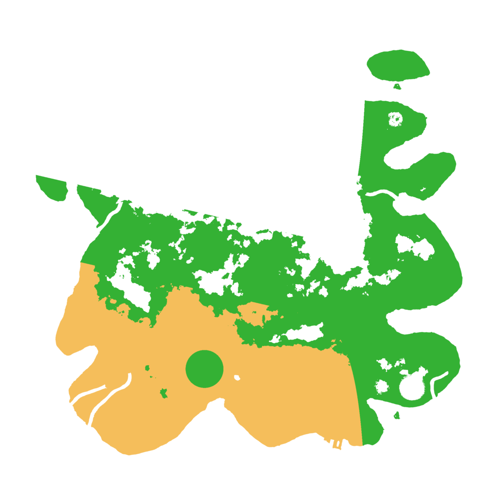 Biome Rust Map: Procedural Map, Size: 3500, Seed: 68517972