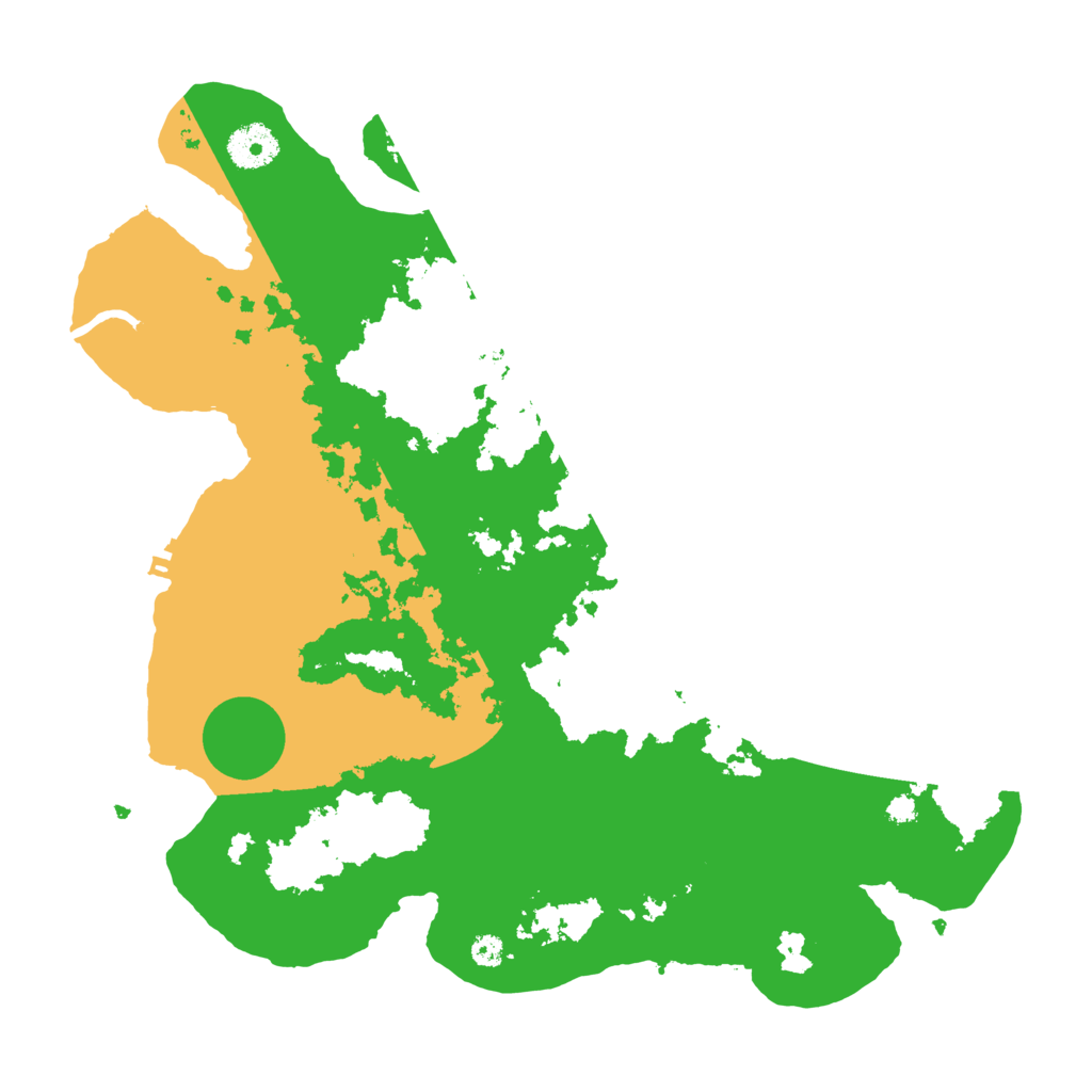 Biome Rust Map: Procedural Map, Size: 3500, Seed: 31066896