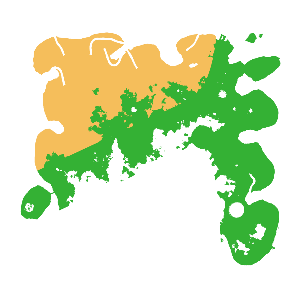Biome Rust Map: Procedural Map, Size: 3500, Seed: 94031204