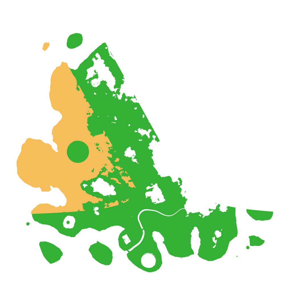 Biome Rust Map: Procedural Map, Size: 3500, Seed: 95081647