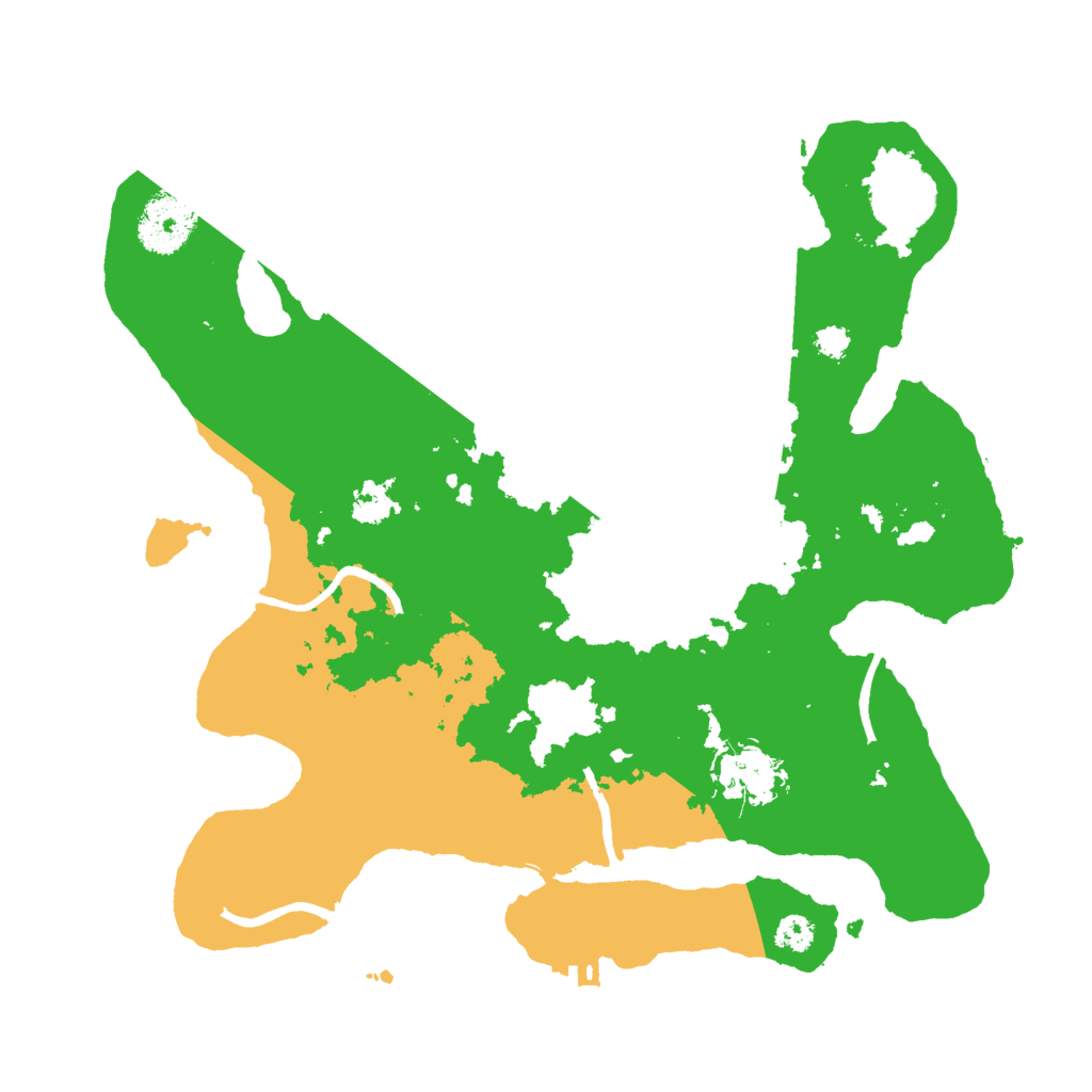 Biome Rust Map: Procedural Map, Size: 3000, Seed: 546471362