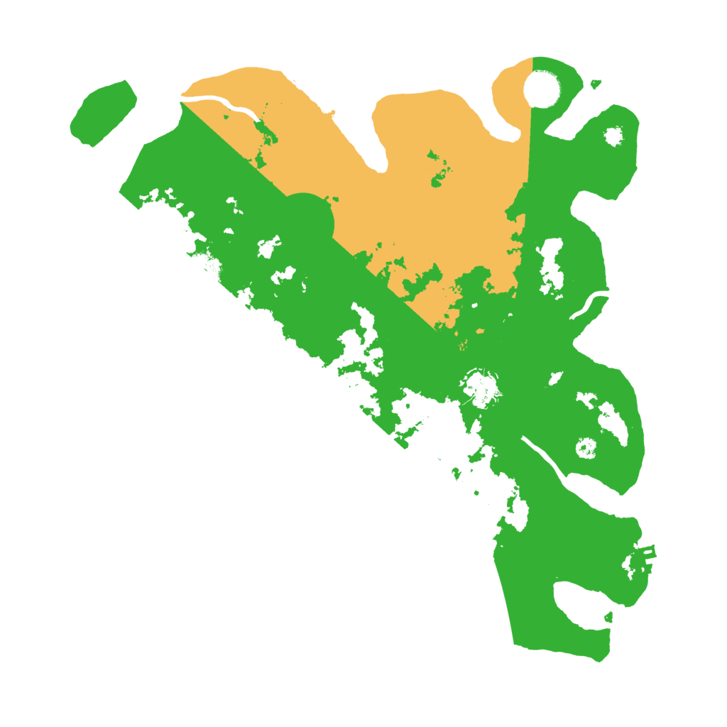 Biome Rust Map: Procedural Map, Size: 3500, Seed: 22325505