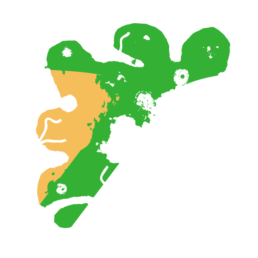 Biome Rust Map: Procedural Map, Size: 2500, Seed: 106123414