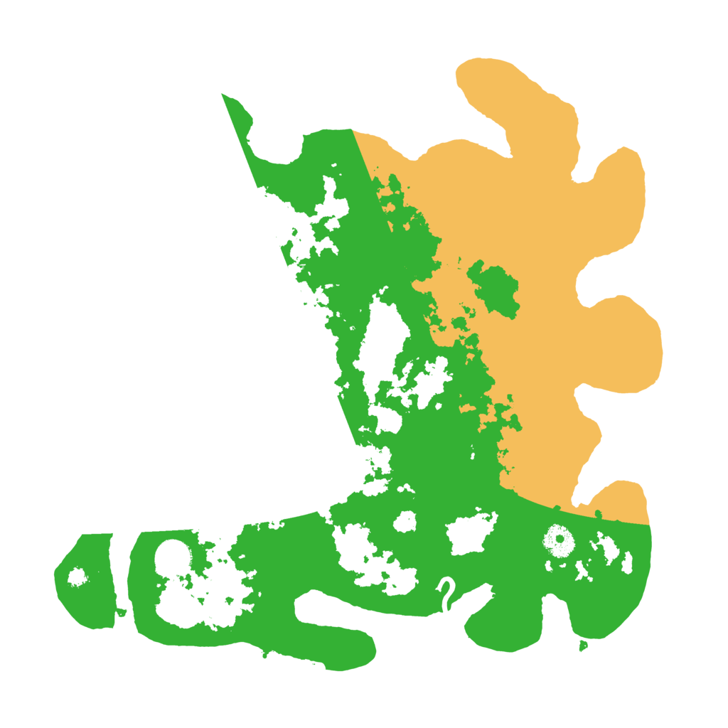 Biome Rust Map: Procedural Map, Size: 3500, Seed: 90261