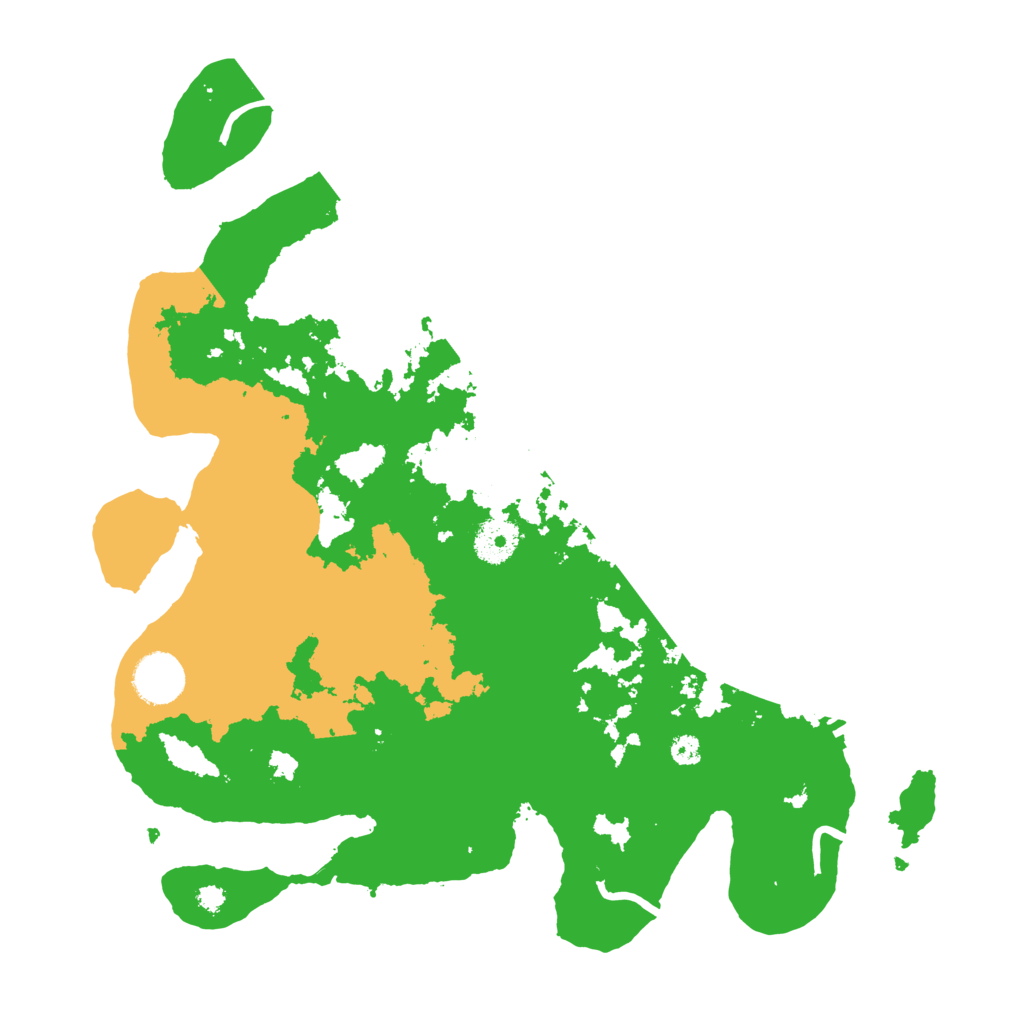 Biome Rust Map: Procedural Map, Size: 3500, Seed: 42222