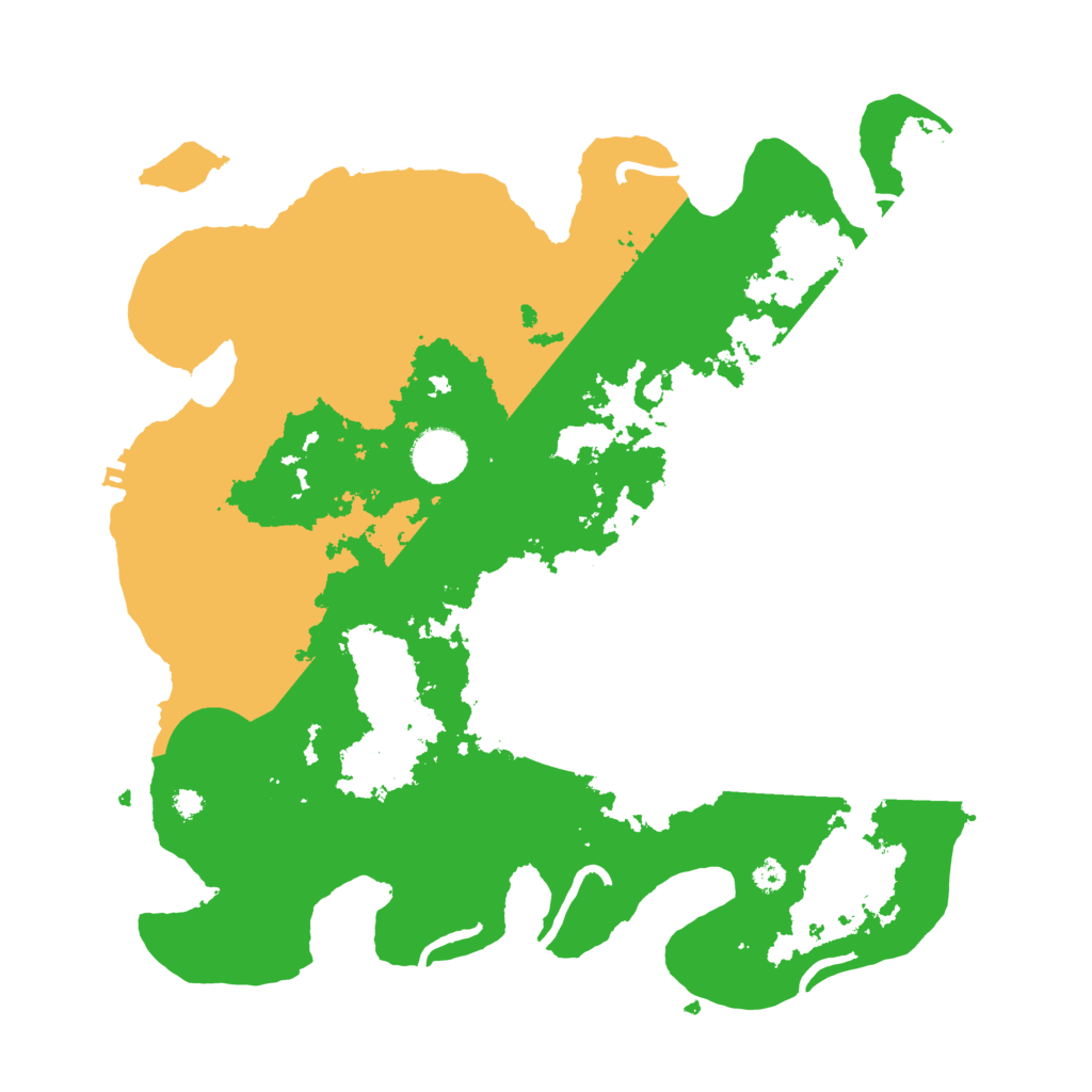 Biome Rust Map: Procedural Map, Size: 3500, Seed: 66243740