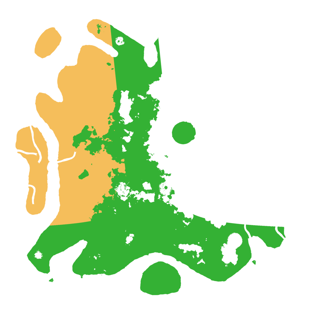 Biome Rust Map: Procedural Map, Size: 3700, Seed: 360097592