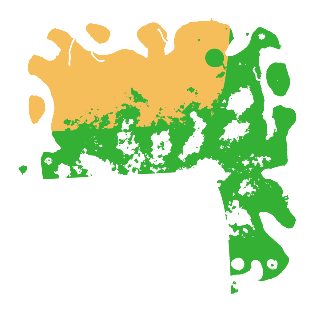 Biome Rust Map: Procedural Map, Size: 4500, Seed: 518691662