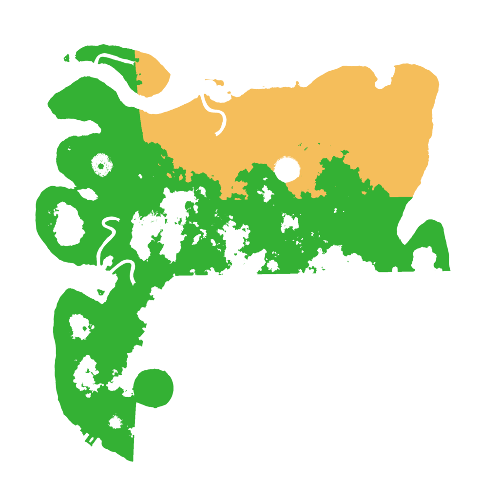 Biome Rust Map: Procedural Map, Size: 3500, Seed: 62257626
