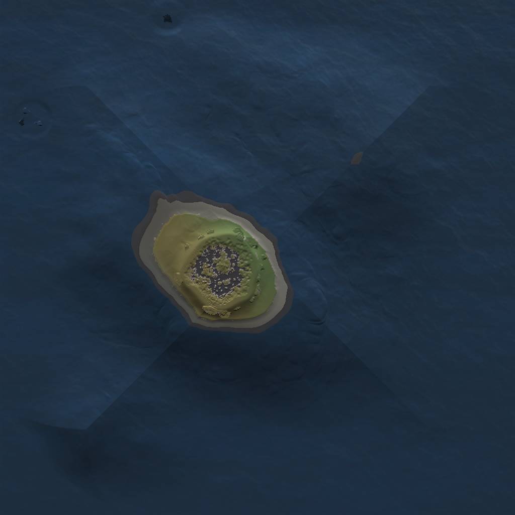 Rust Map: Procedural Map, Size: 1000, Seed: 1231513136, 3 Monuments