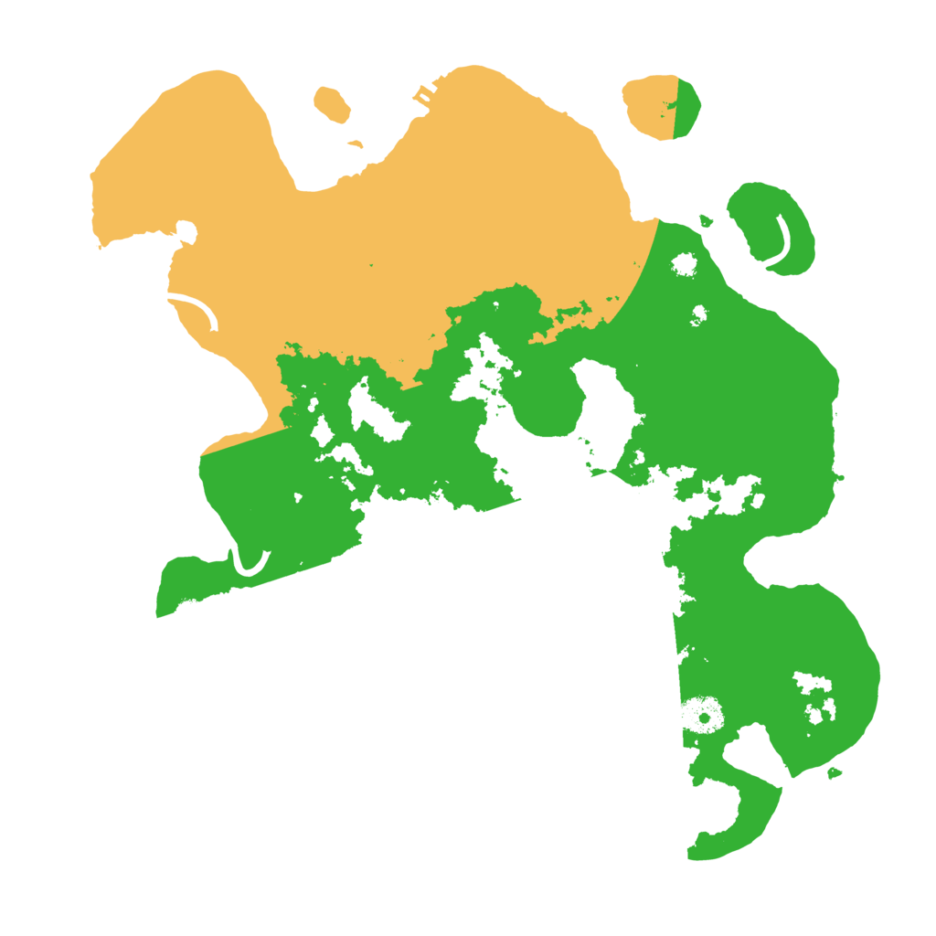 Biome Rust Map: Procedural Map, Size: 3500, Seed: 53111490